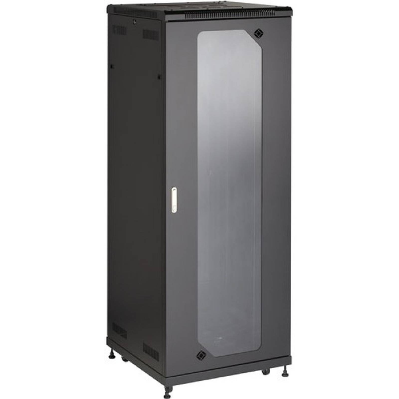 Gabinete de puerta trasera dividido Black Box Select Plus con frente d