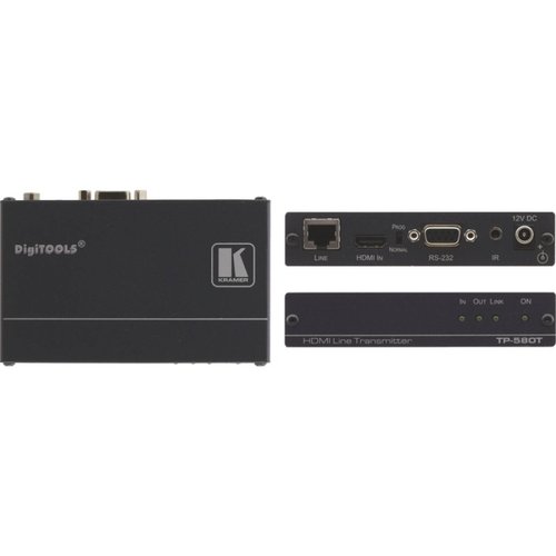 Kramer HDMI RS232 bidireccional e IR a travs de HDBaseT Transmisor de par trenzado