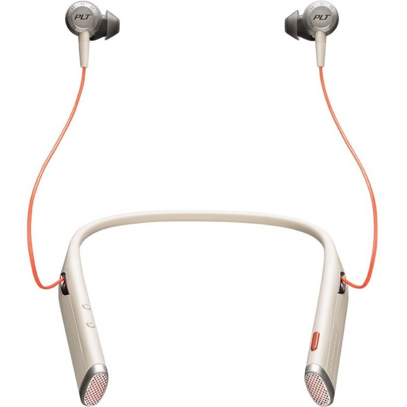 Auriculares con banda para el cuello Bluetooth Plantronics Voyager 6200 UC listos para negocios con auriculares
