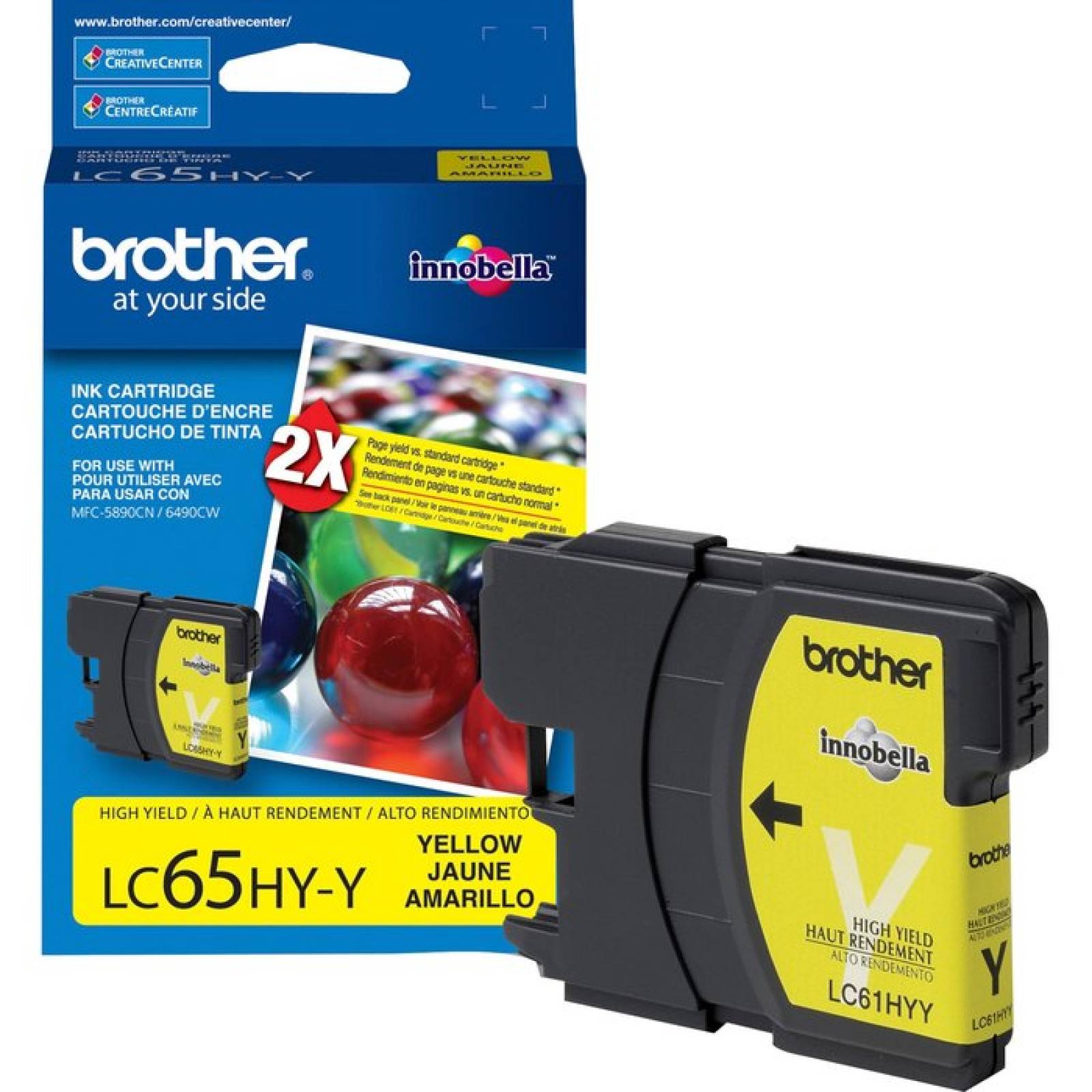 Cartucho de tinta original Brother LC65HYY