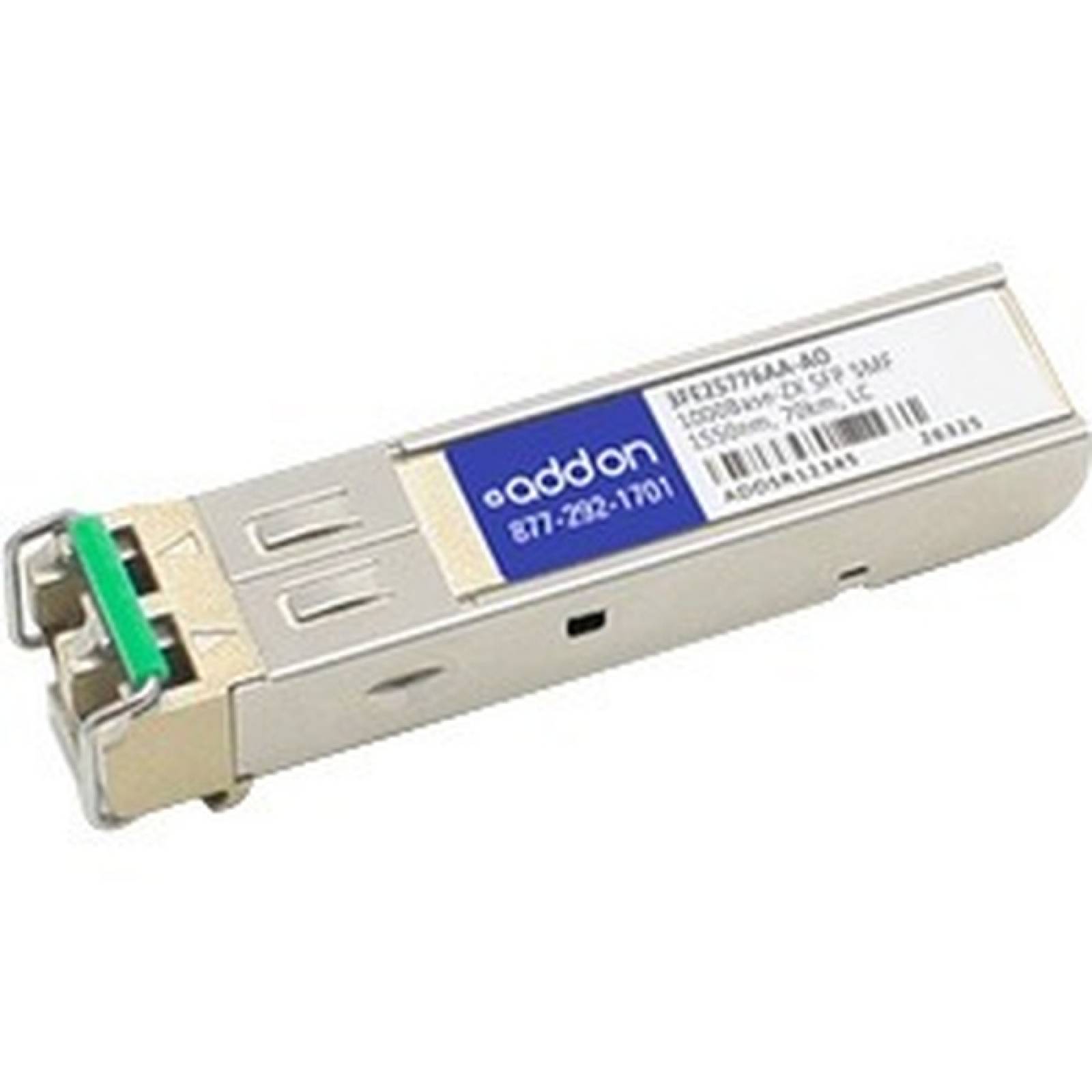 AddOn AlcatelLucent 3FE25776AA Transceptor SFP 1000BaseZX compatible con TAA (SMF 1550nm 70km LC)