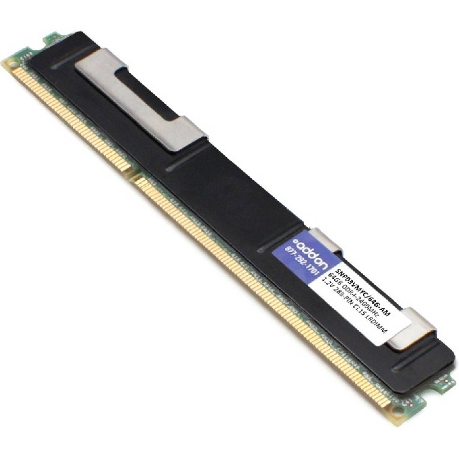 AddOn AM2133D4QR4LRLP  64G x1 Dell SNP03VMYC  64G Compatible de fbrica Original 64GB DDR42133MHz ECC Cudruple rango