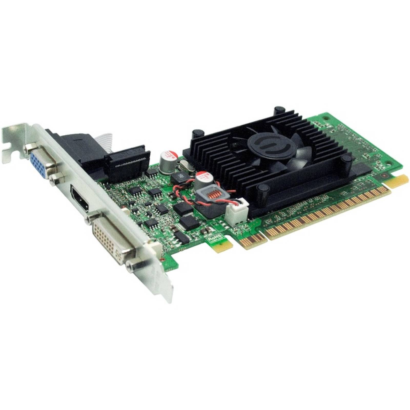 Tarjeta grfica GeForce 210 EVGA 01GP31312LR  520 MHz Ncleo  SDRAM DDR3 de 1 GB  PCI Express 20 x16