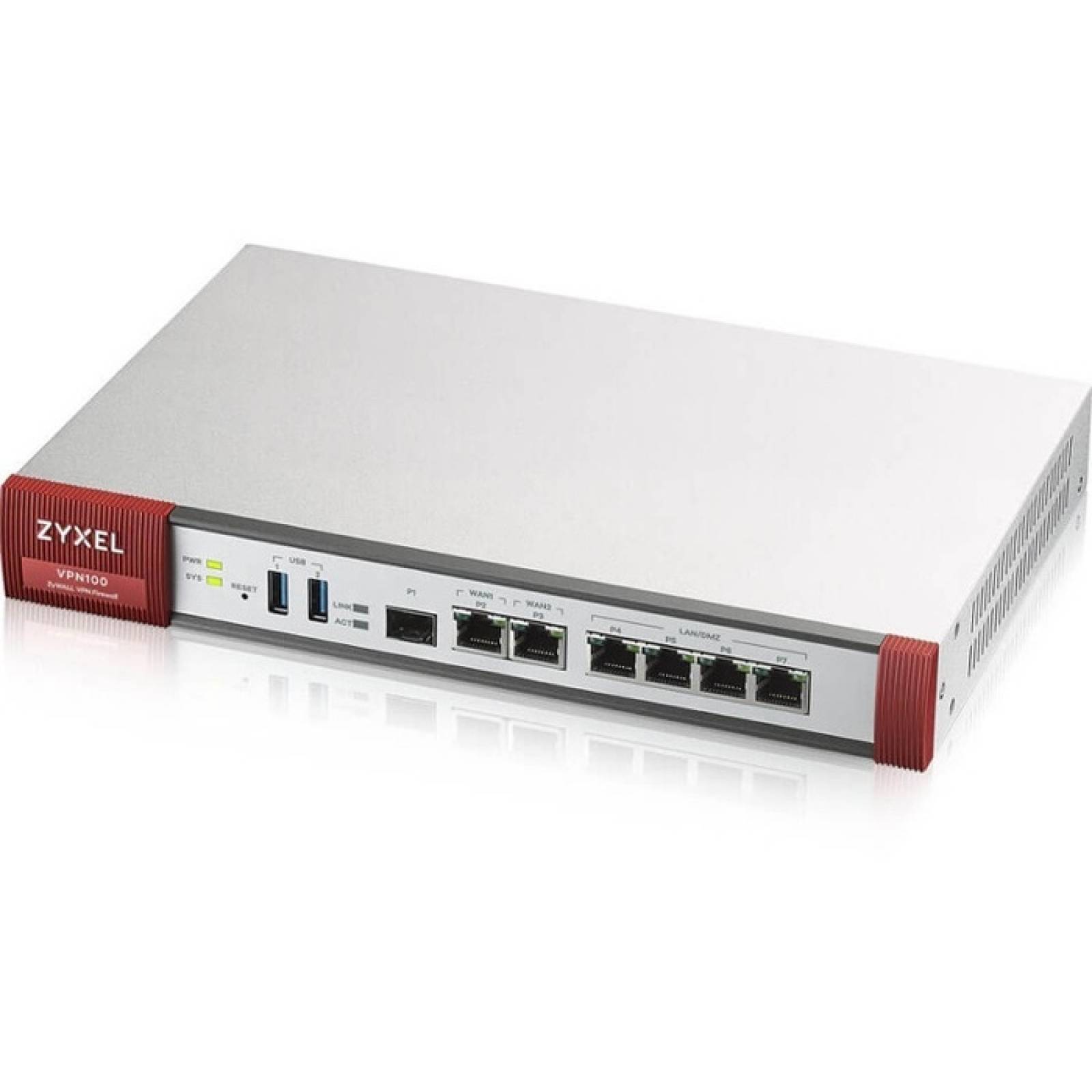 ZyXEL ZyWALL VPN100 Dispositivo de seguridad  firewall de red