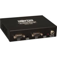 Tripp Lite 4Port Vga Audio Sobre Cat5 Cat6 Extensor De Video Splitter Transmisor