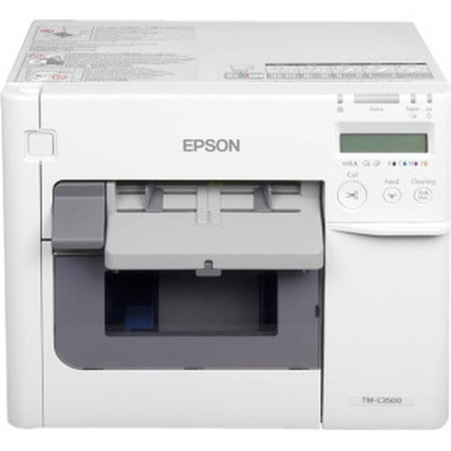 Impresora de inyeccin de tinta Epson TMC3500  Color  Escritorio  Impresin de etiquetas