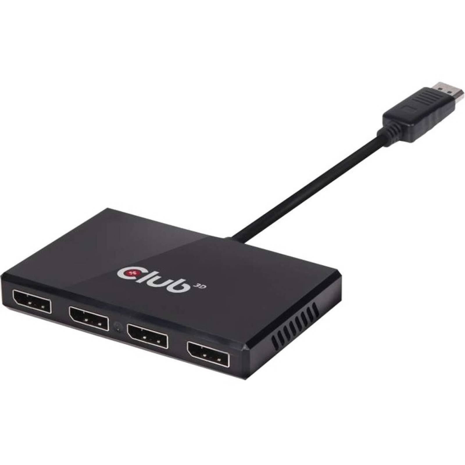 Club 3D Multi Stream Transport (MST) Hub DisplayPort 12 Monitor cudruple alimentado por USB