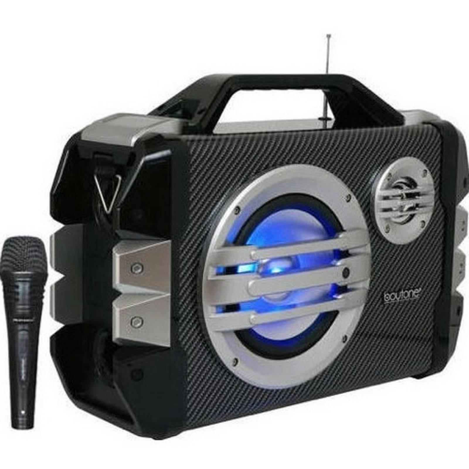 Boytone 51Series Audio porttil Karaoke Bluetooth Sistema de altavoces con micrfono
