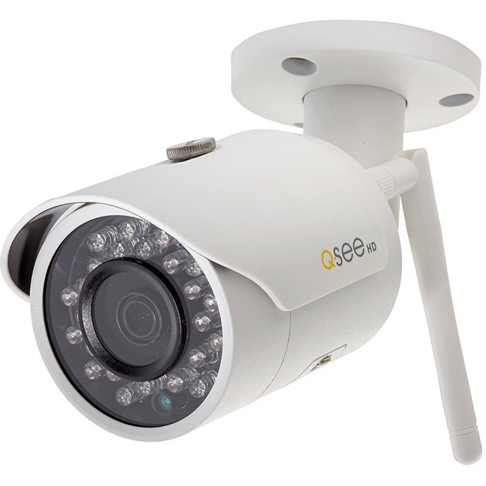 Qsee Cmara de seguridad de bala WiFi de 3 megapxeles con 100 pies de visin nocturna