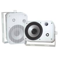 Pyle Pylepro Pdwr50W Altavoz Para Interiores Exteriores 2 Vas Paquete De 2 Blanco
