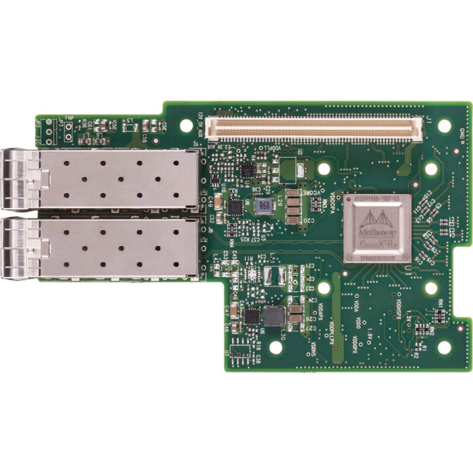 MCX455A-ECAT Mellanox ConnectX-4 VPI EDR IB 100GbE Adapter Card CX455A
