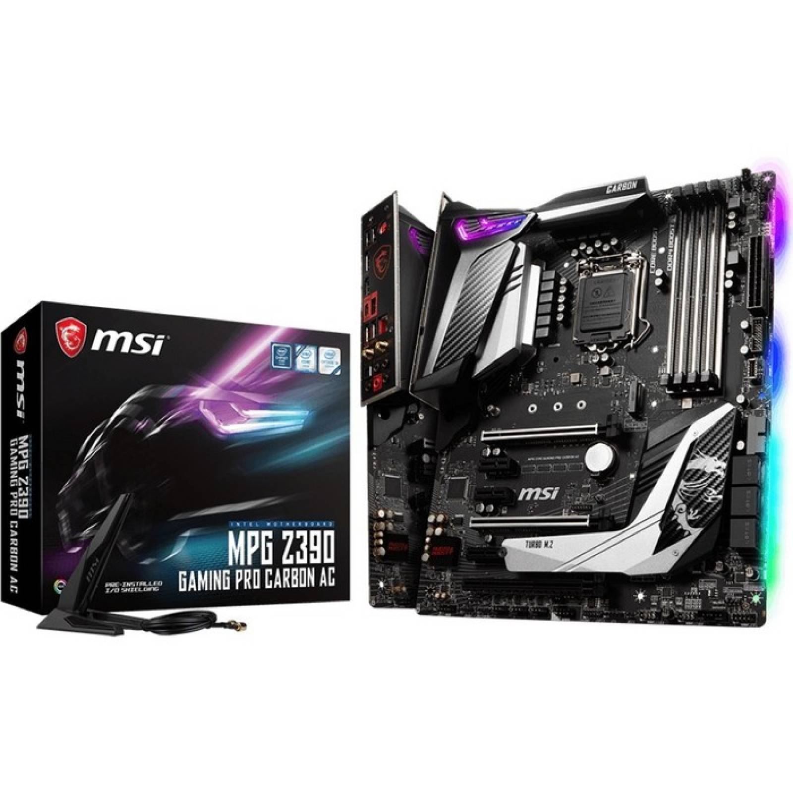 MPG Z390 GAMING PRO CARBON AC ATX GAMING MOTHERBOARD ONBOARD WIFI