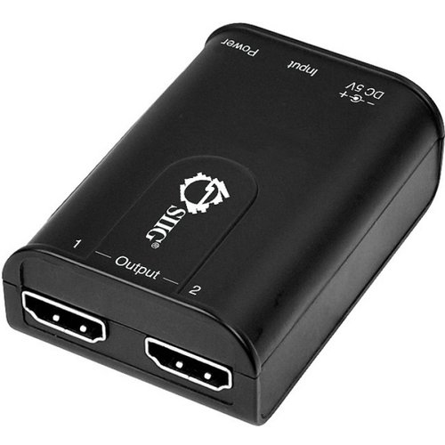 Splitter HDMI de 2 puertos SIIG con audio  Alimentado por USB