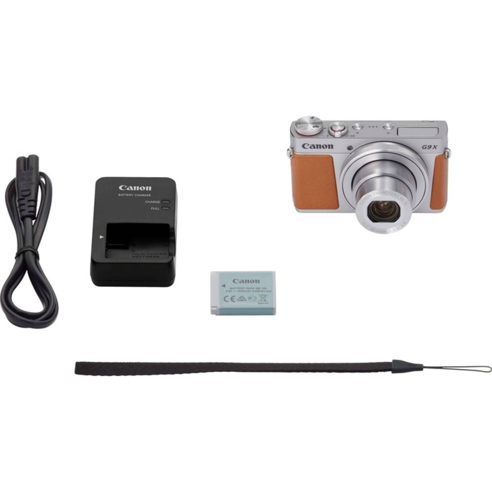 POWERSHOT G9 X MARK II  201 MP  CMOS  3 X  102306 MM  3 PULGADAS  PLATA 