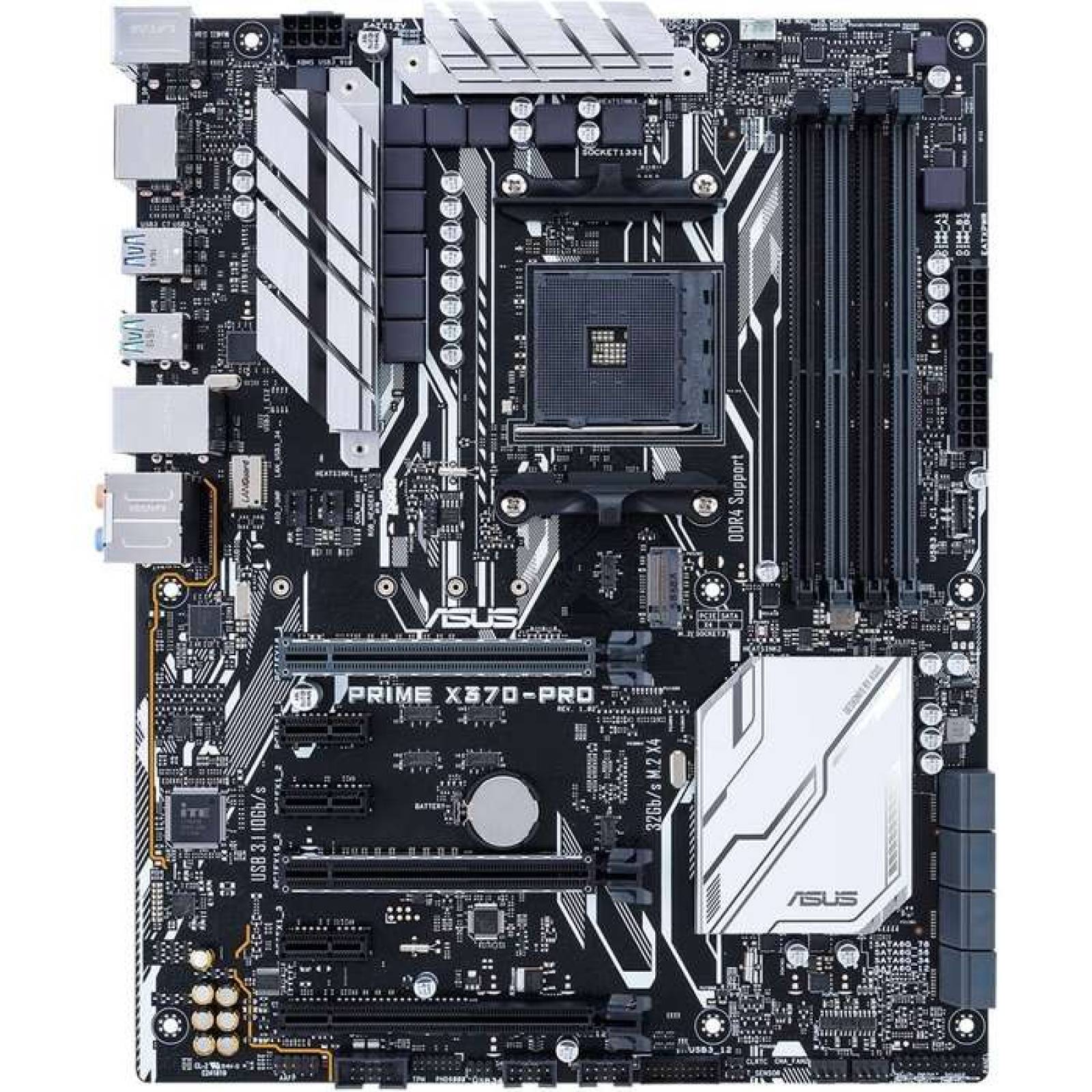 Asus Prime X370PRO Desktop Motherboard AMD Chipset Socket AM4