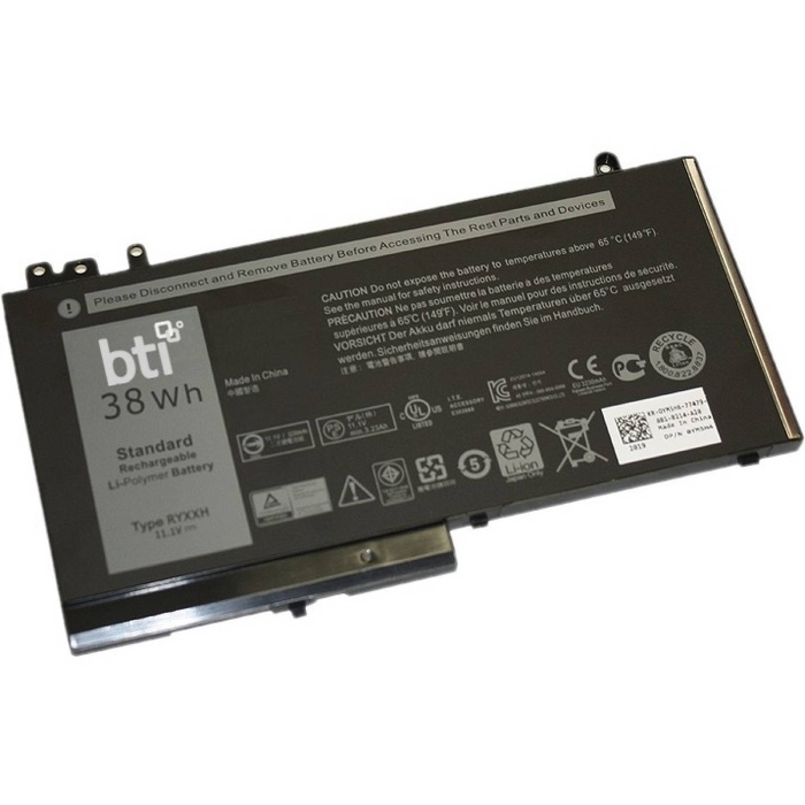 BATT LION DELL E5250 E5240  E5550 RYXXH YD8XC 451BBJR