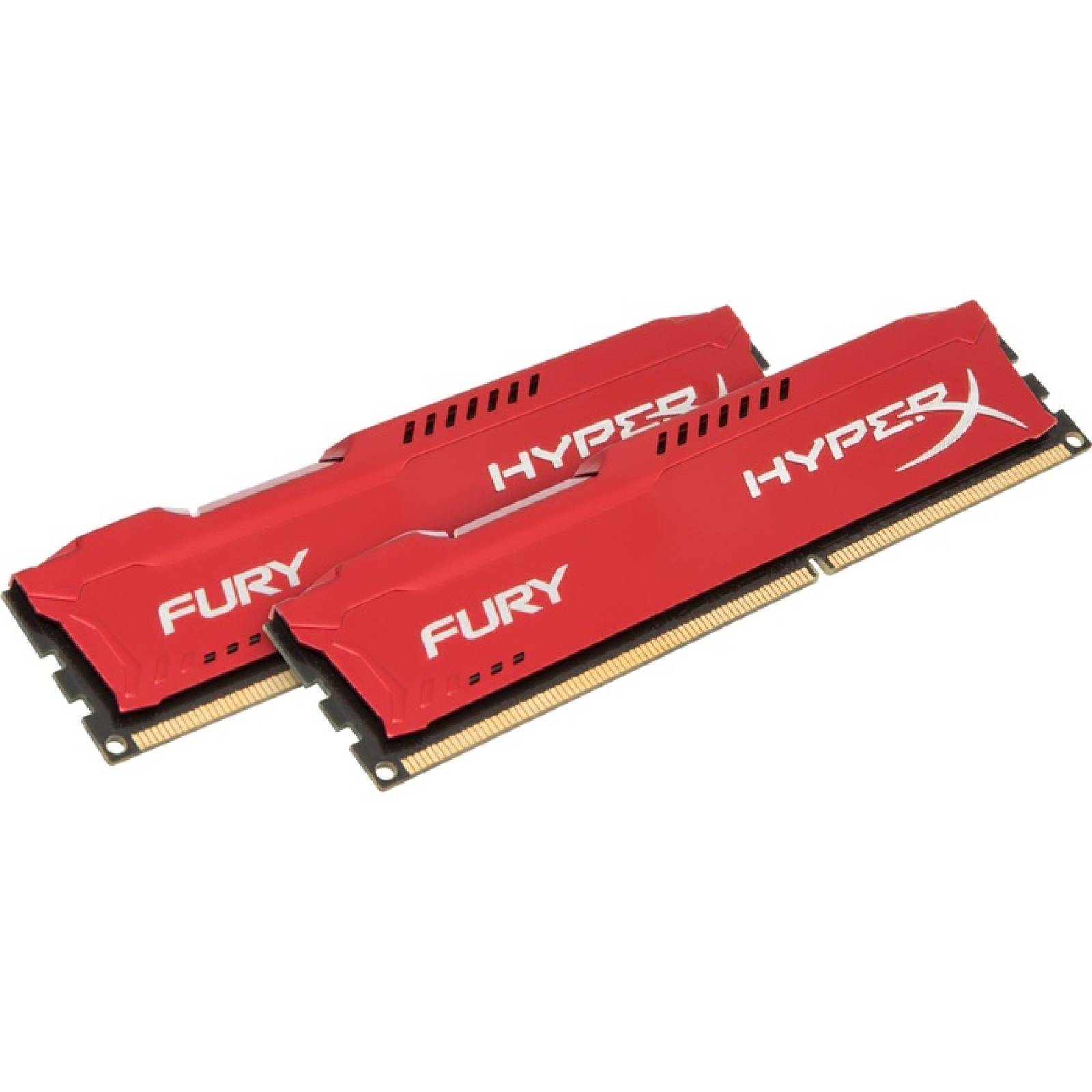 KIT DE 8GB 2X4GB 1600MHZ DDR3 DIMM CL10 HYPERX SERIE ROJO FURY