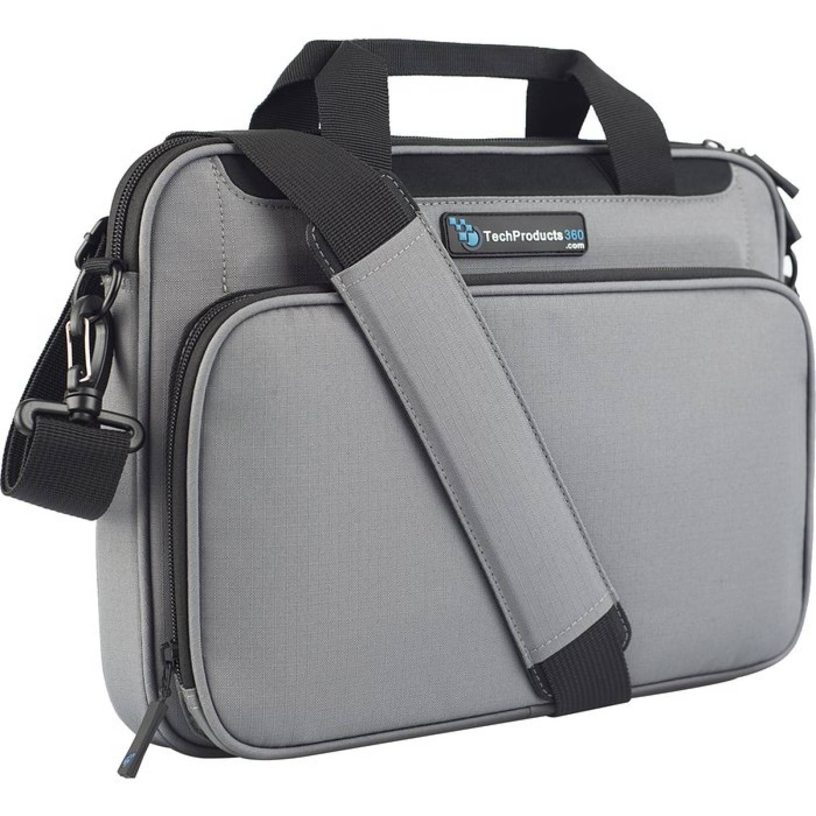 TechProducts360 Vault Carrying Case for 12 Notebook  Gray