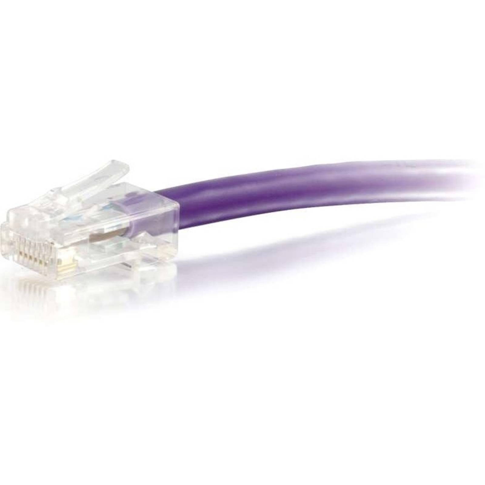 7FT CAT5E PURPLE NONBOOTED UTP  CABLE