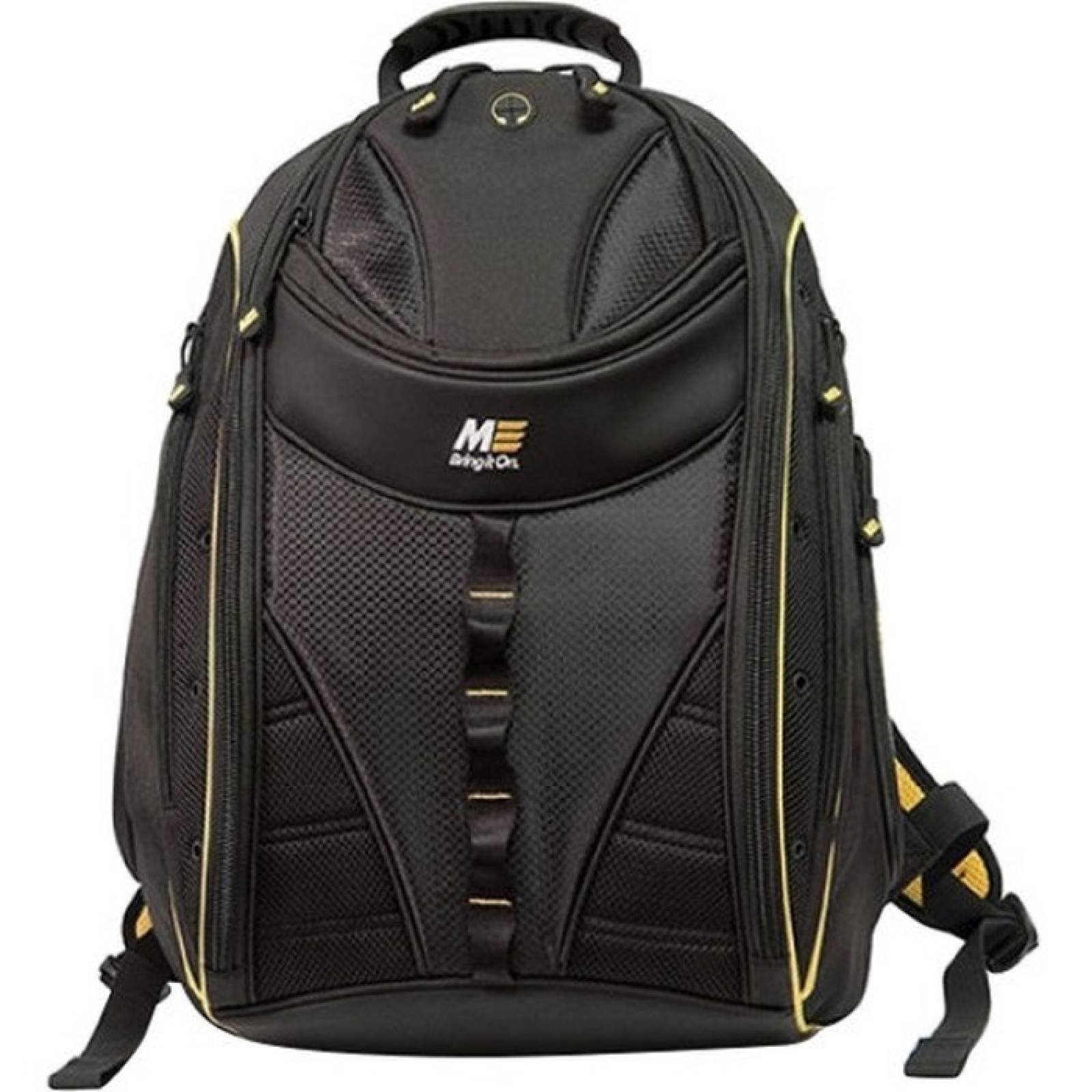 Mobile Edge Express Carrying Case (Backpack) for 17 Notebook  Black Yellow