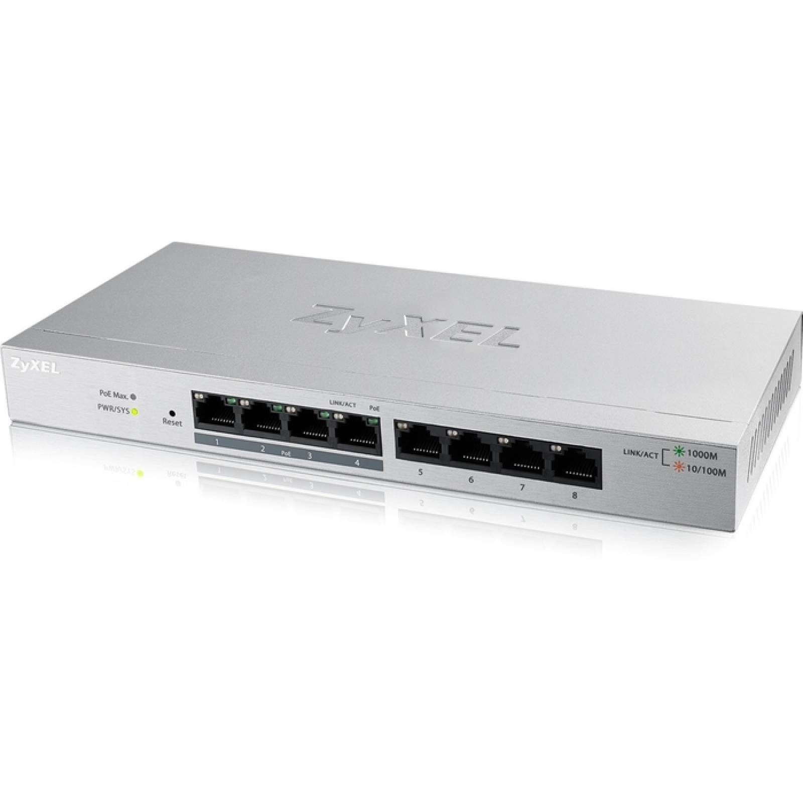 ZyXEL 8Port GbE Web Managed PoE Switch