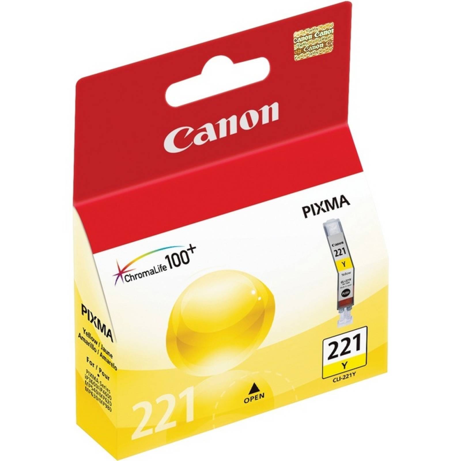 Cartucho de tinta amarilla Canon CLI221