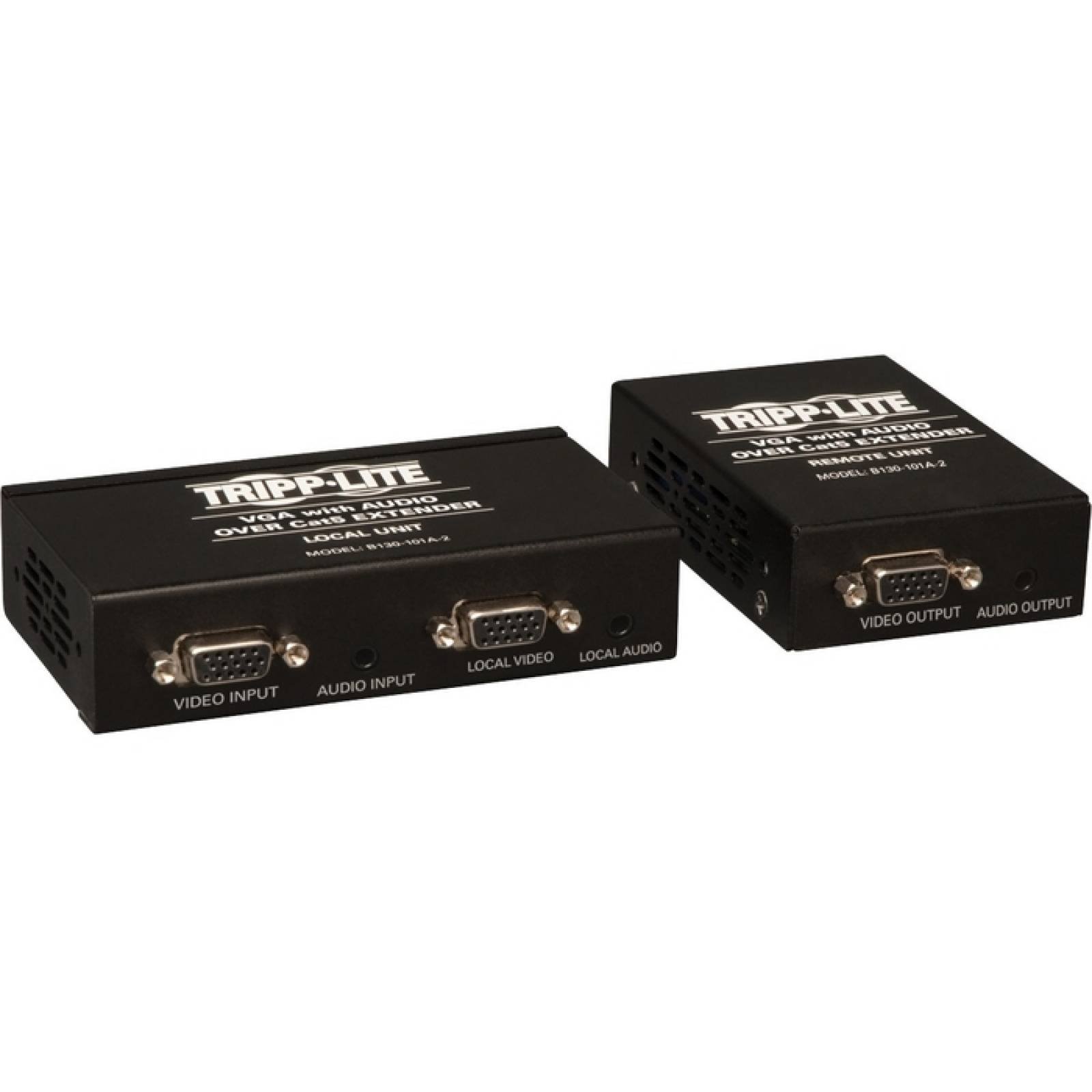 Tripp Lite VGA y audio sobre Cat5  Cat6 Extensor de video Transmisor receptor TAA GSA