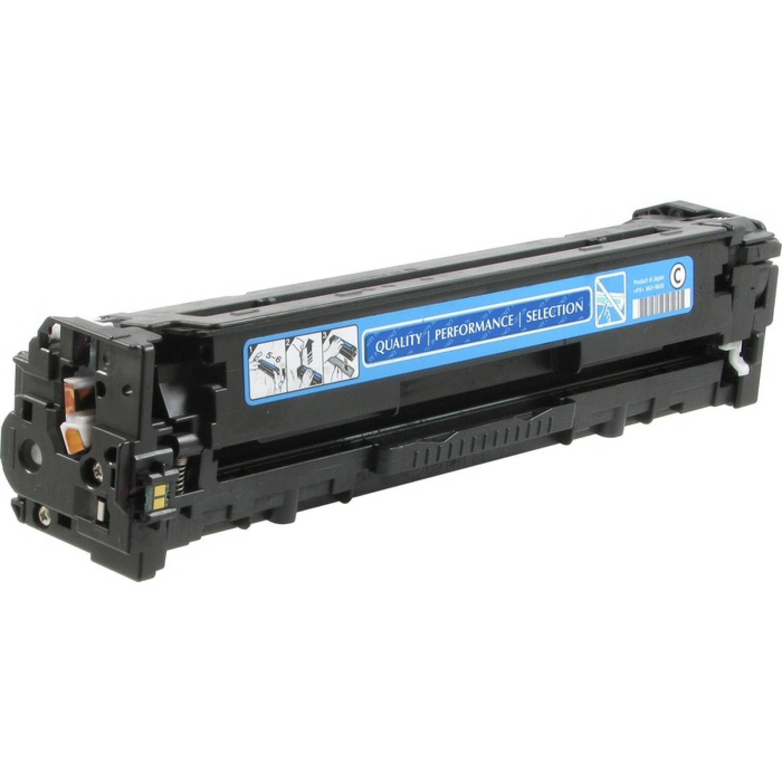 Cartucho de tner cian remanufacturado V7 para HP CF211A (HP 131A) rendimiento de 1800 pginas