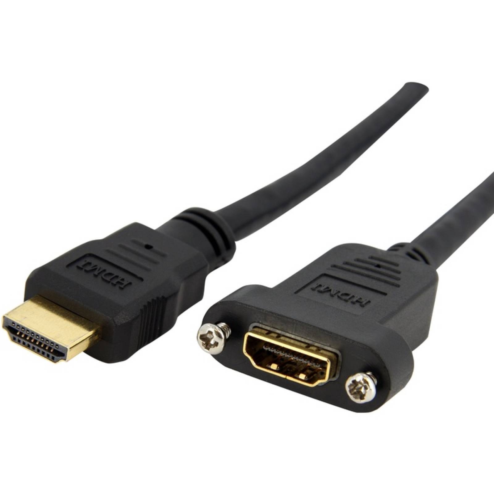 StarTechcom Cable HDMI estndar de 3 pies para montaje en panel F M