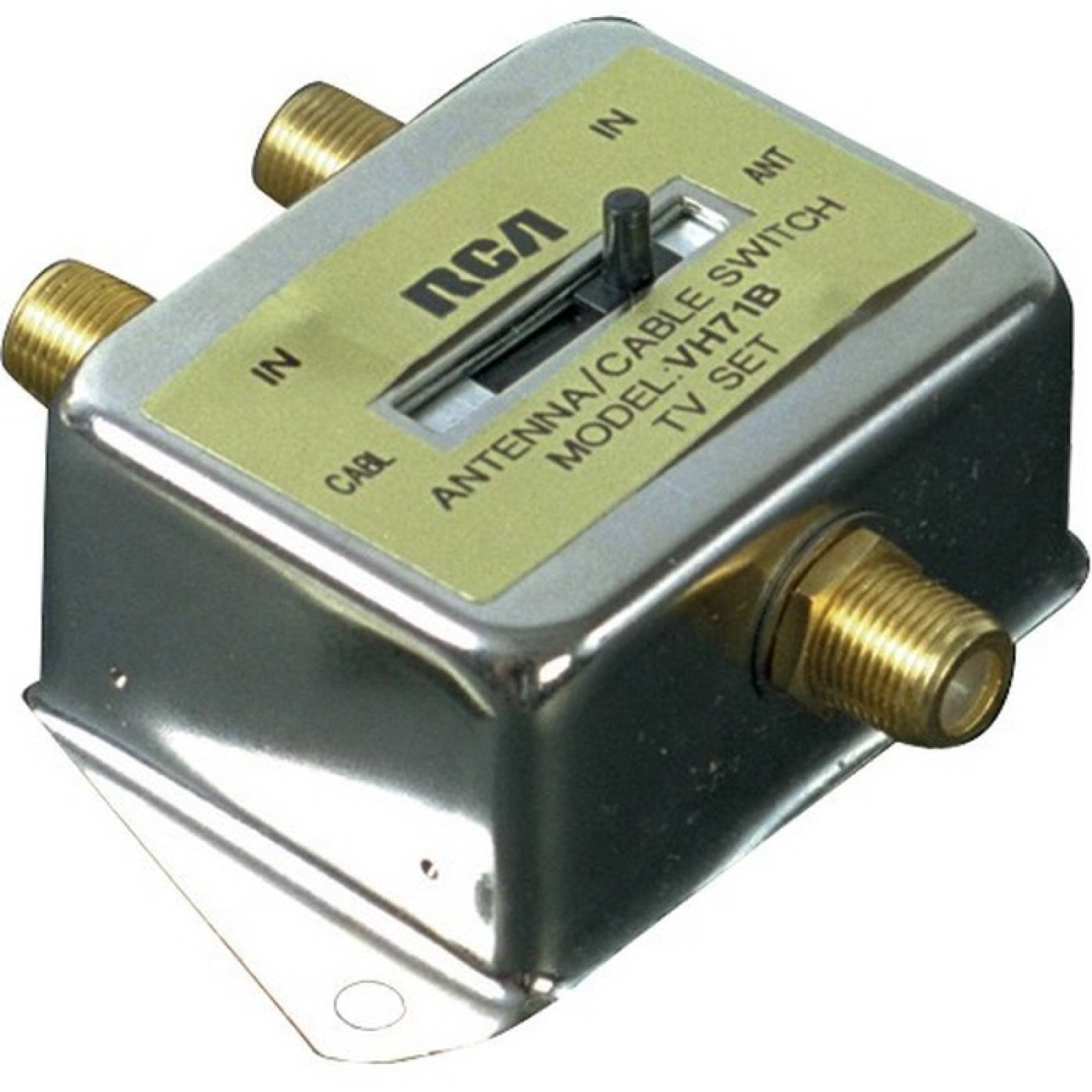 Interruptor de cable coaxial A  B de 2 vas RCA
