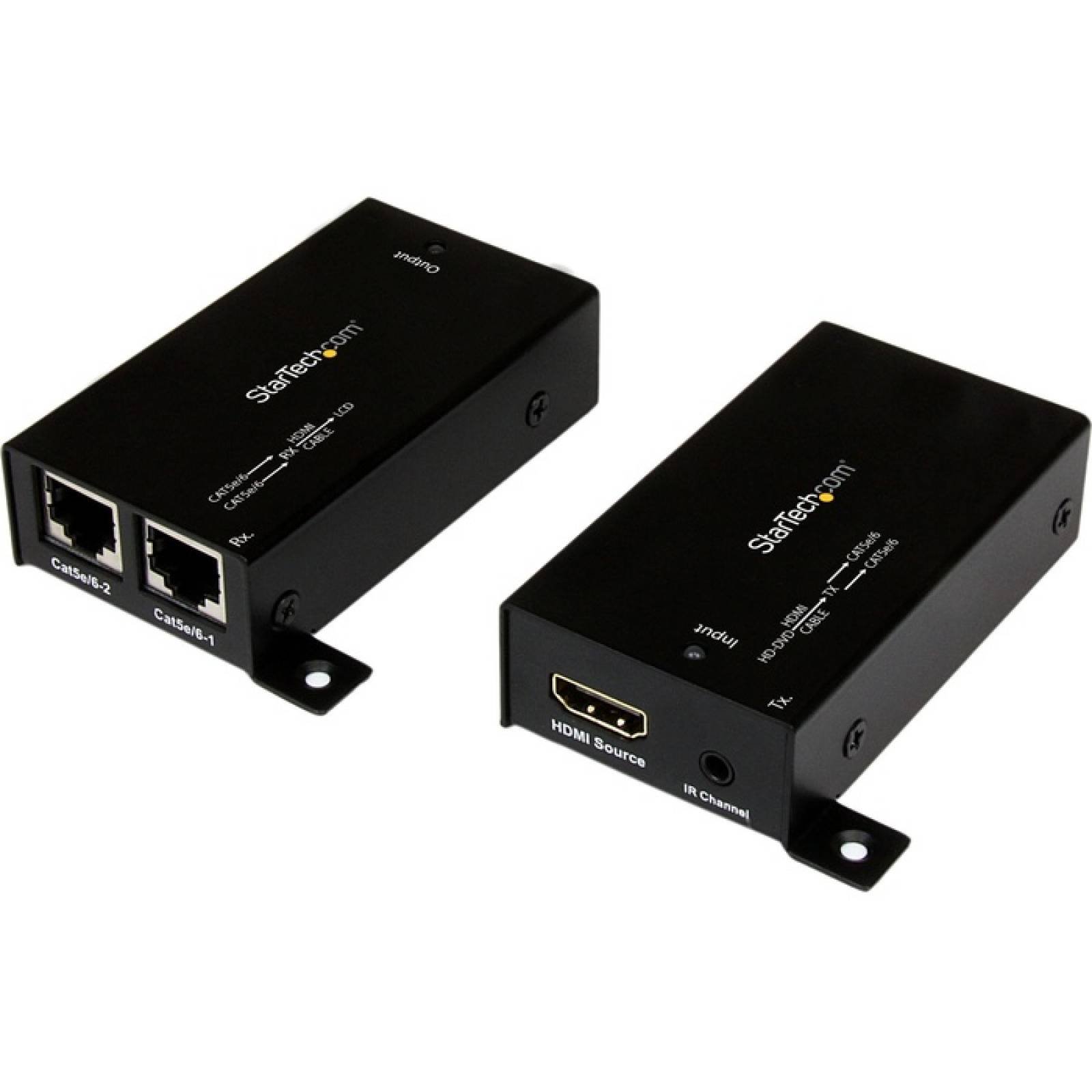 StarTechcom HDMI sobre Cat5  Cat6 Extender con IR  100 pies (30 m) sin energa