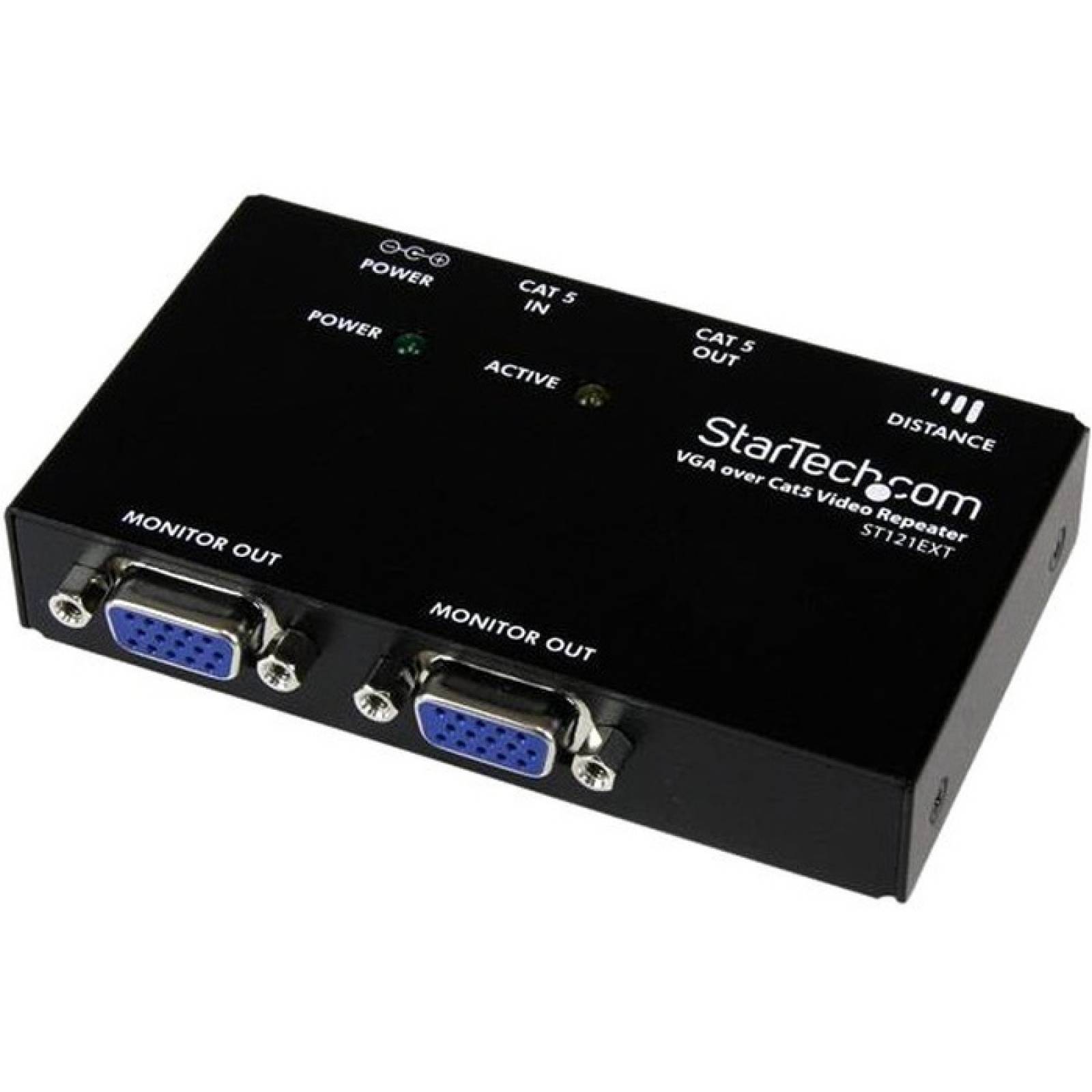 StarTechcom VGA sobre Cat 5 UTP Repetidor de extensin de video para lnea de prolongadores VGA ST121  500 pies 150 m