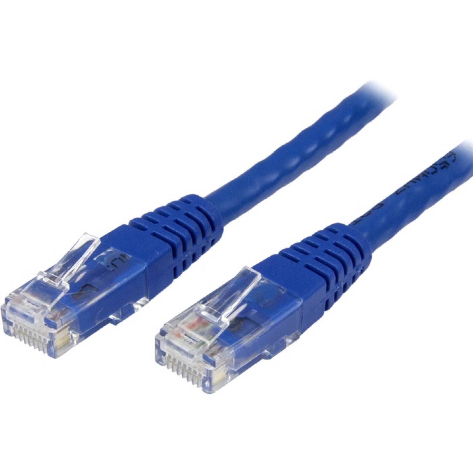 StarTechcom 2 pies de cable de parche UTP Cat6 azul moldeado  ETL Verificado