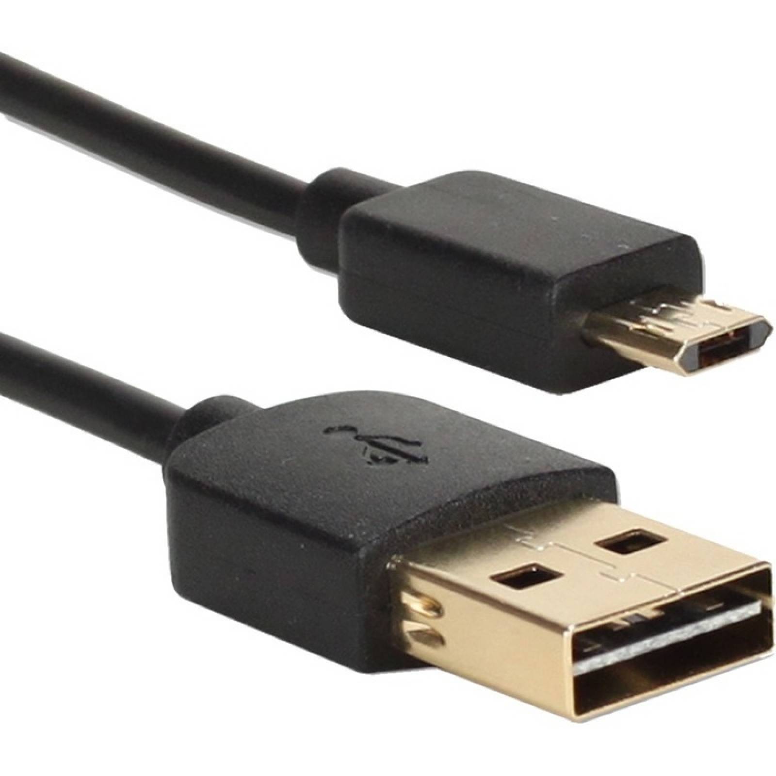 Cable de transferencia de datos QVS Premium Sync  USB  MicroUSB