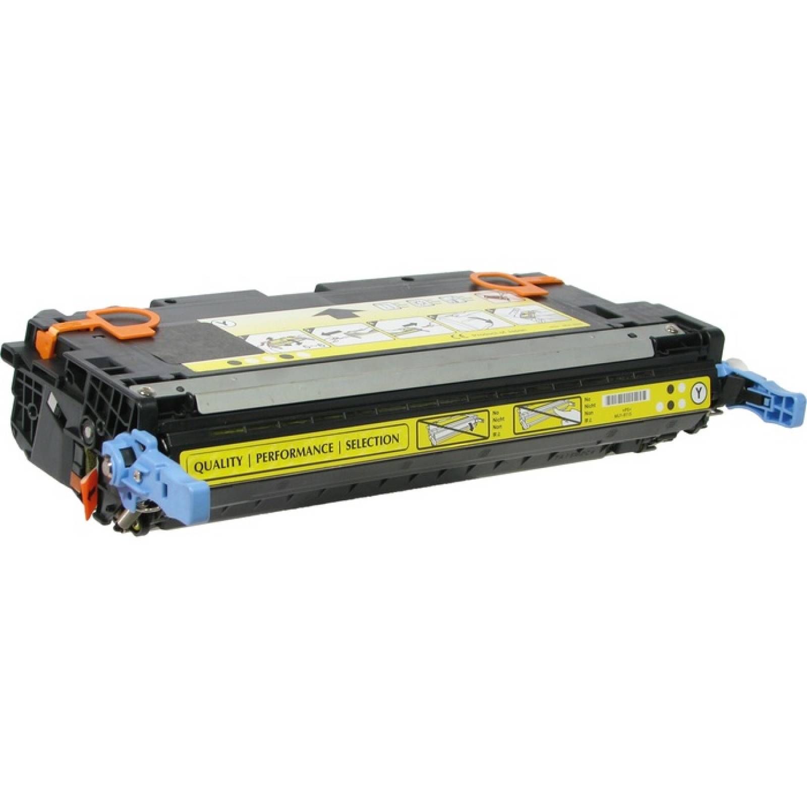 Cartucho de tner amarillo remanufacturado V7 para HP Q5952A (HP 643A)  rendimiento de 10000 pginas