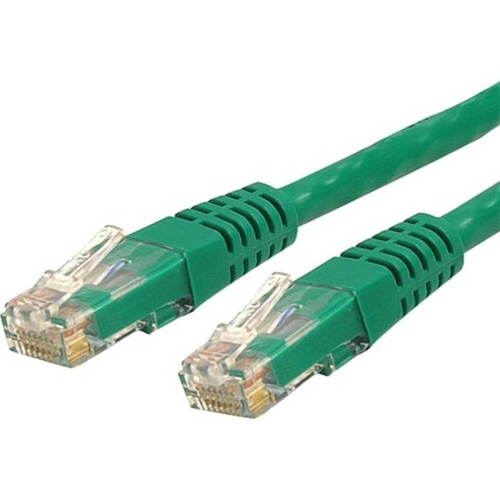 StarTechcom Cable de conexin Cat 6 Gigabit U6 RJ45 UTP moldeado en verde de 35 pies Cable de conexin de 35 pies
