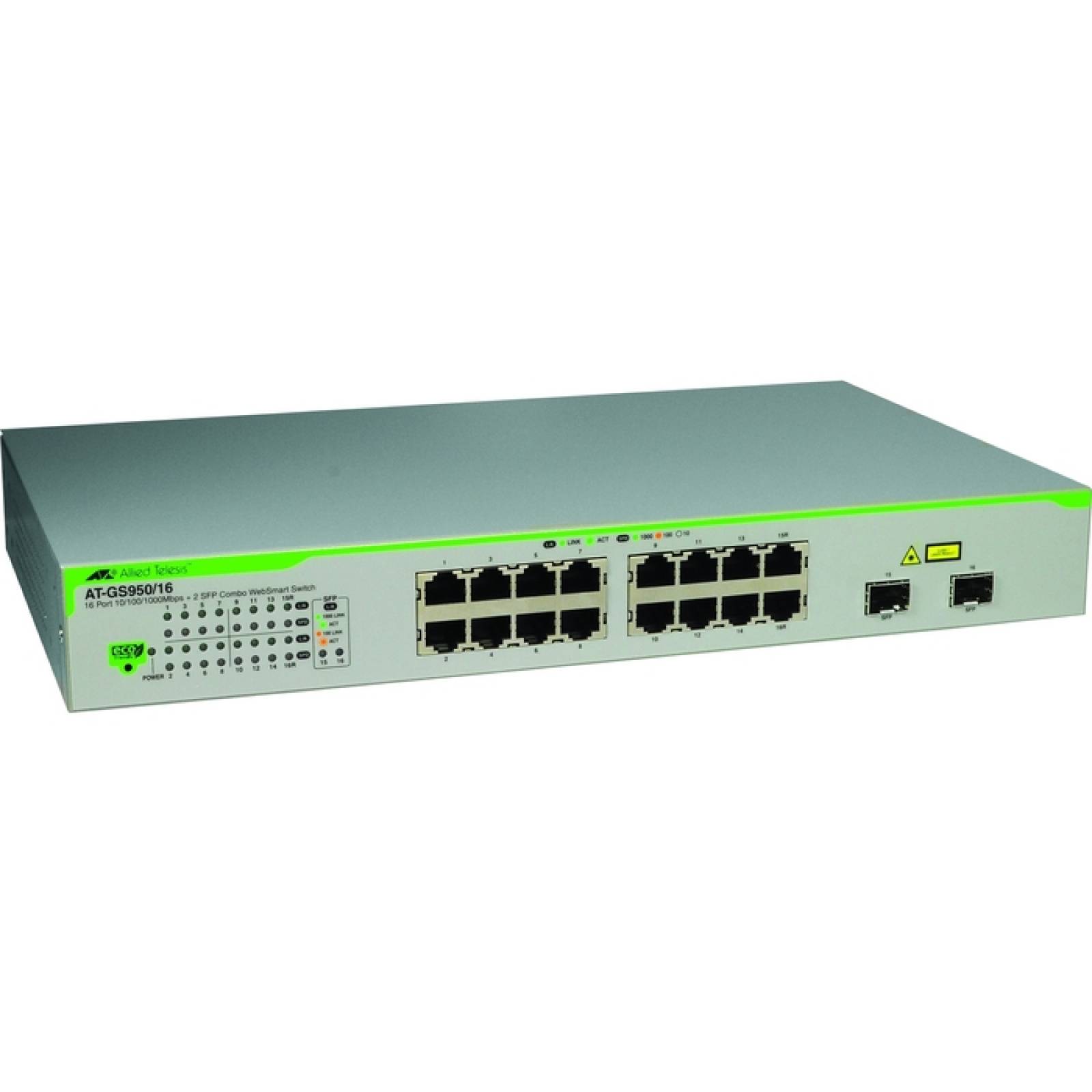 Allied Telesis ATGS950  16 Switch Gigabit WebSmart de 16 puertos