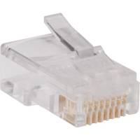 Tripp Lite Rj45 Para Paquete De 100 Cables De Cat5E Cat5E De 4 Pares De Conductores Planos Slidos