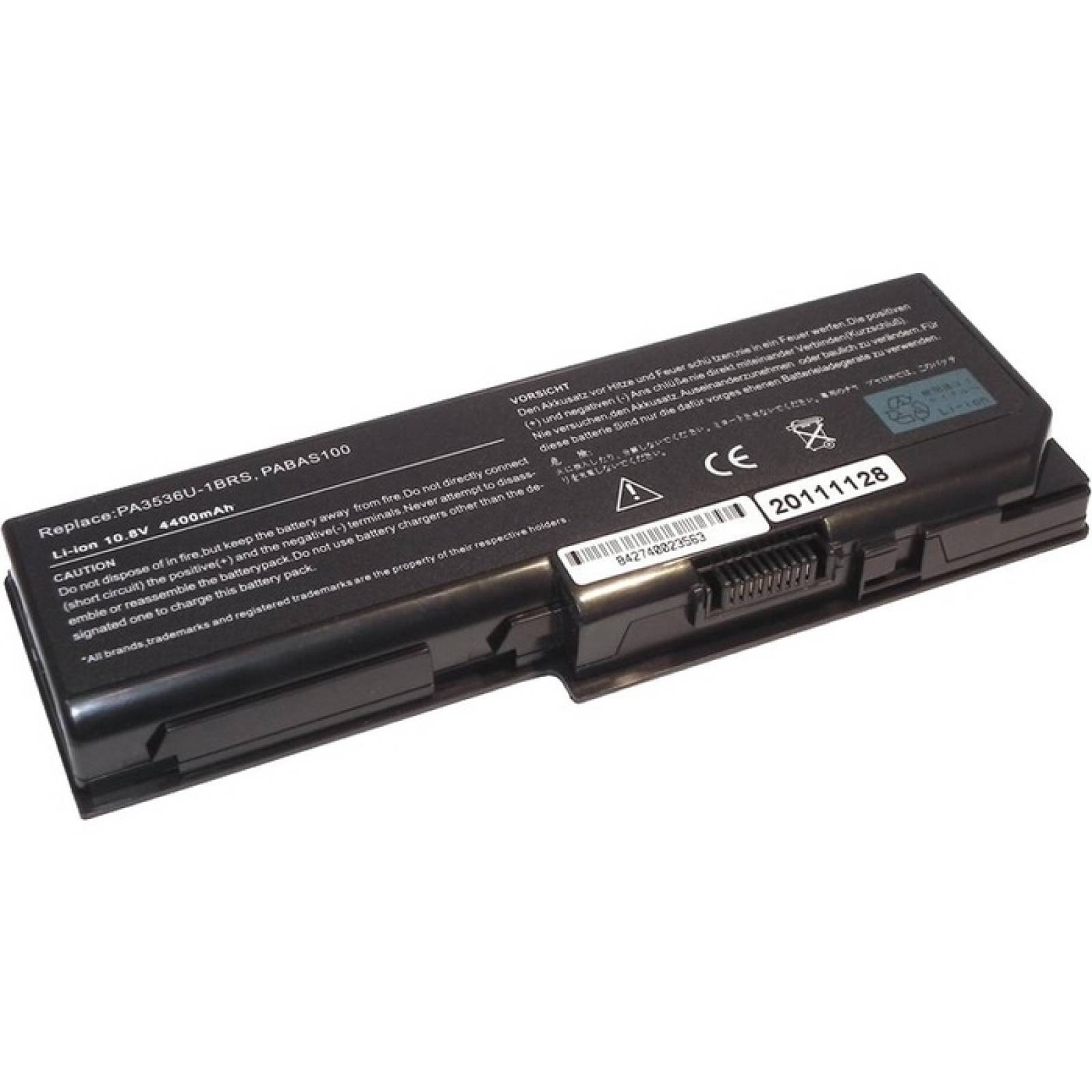 Batera compatible de 9 celdas (6600 mAh) para Toshiba Satellite A200 A205 A210 A215 A300 A305 L300 L305 M200 M