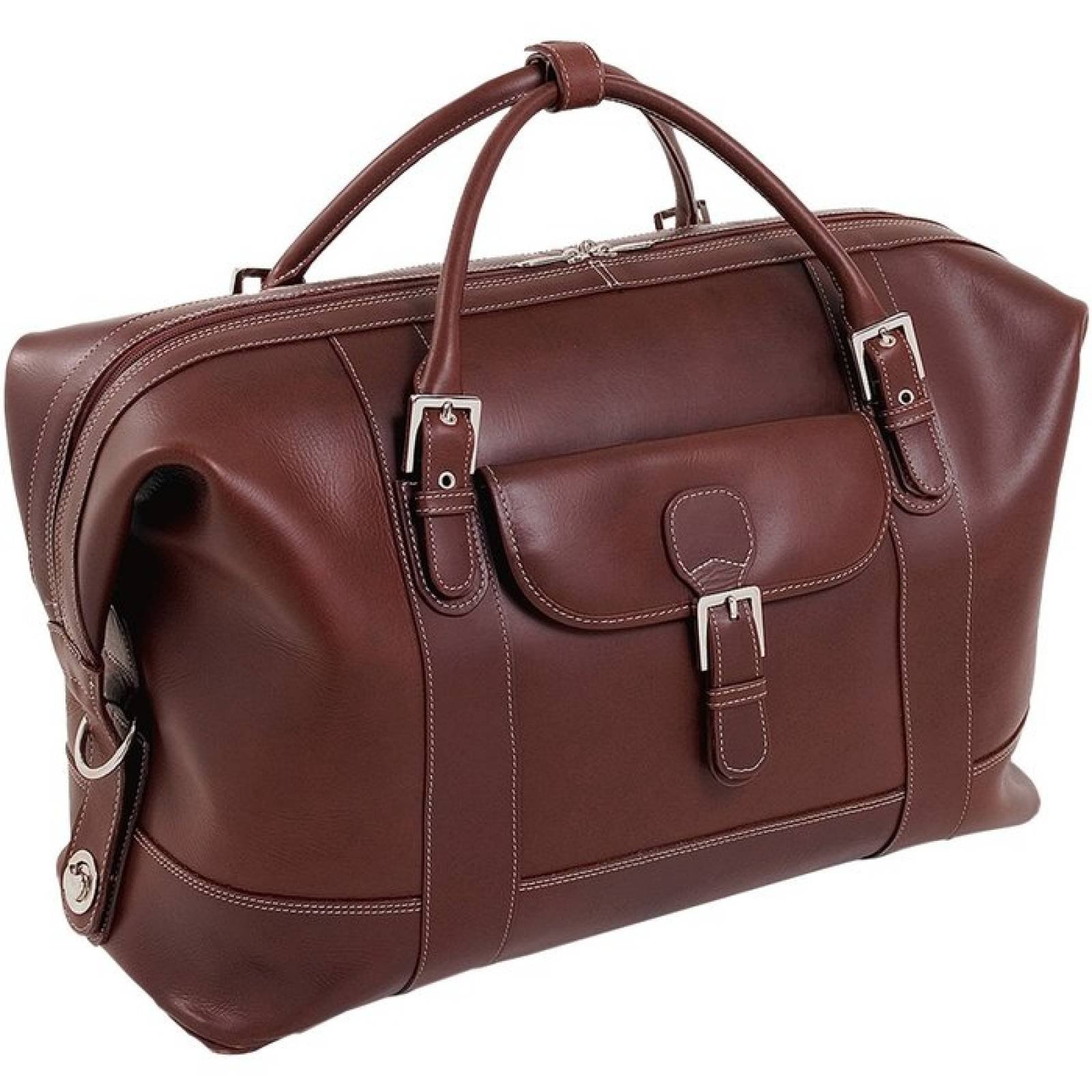 Siamod Leather Duffel Bag