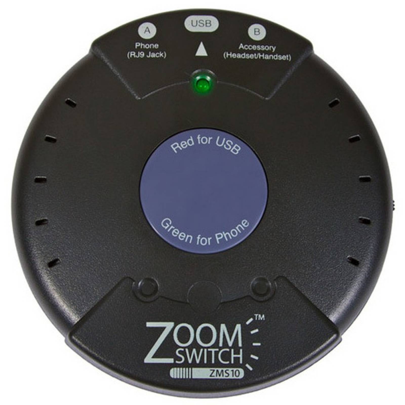 Adaptador de auriculares ZoomSwitch ZMS10 para telfono y PC