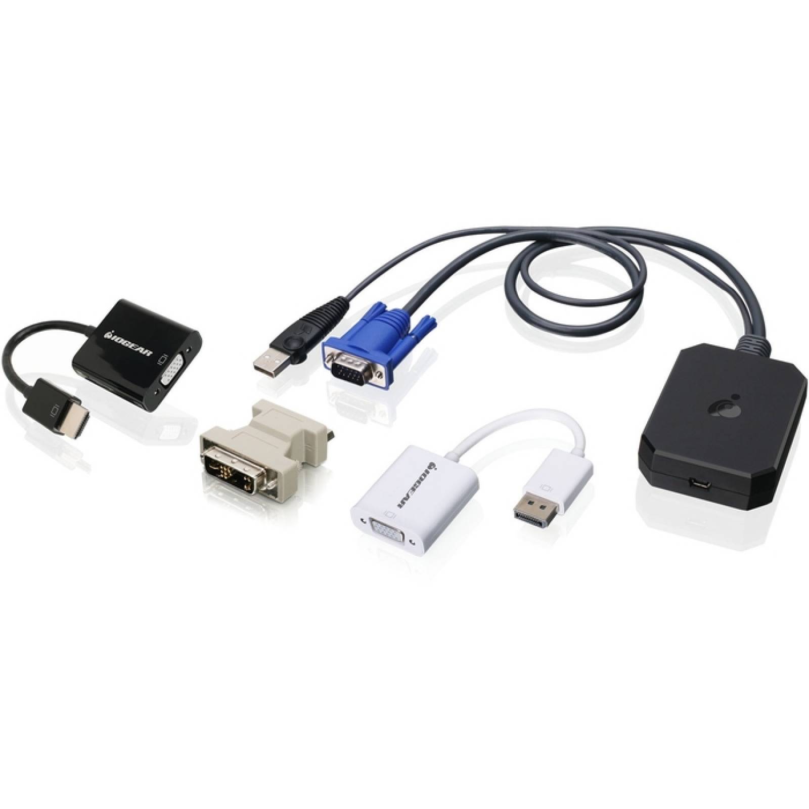 Kit de TI para el adaptador del carro de colisin de la consola porttil de IOGEAR (compatible con TAA)