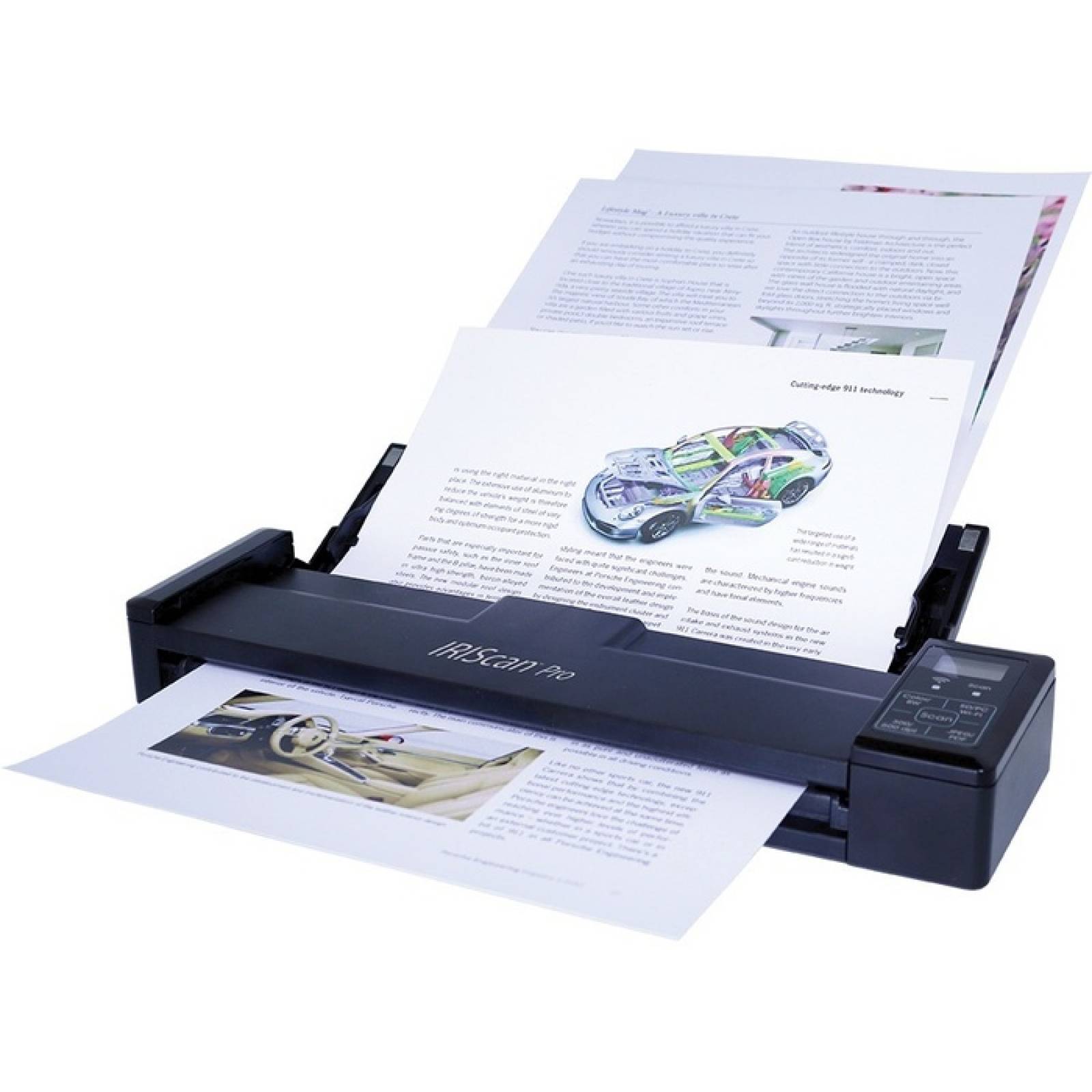 IRIS IRIScan Pro 3 Wifi Escner inalmbrico de alimentacin de hojas  600 ppp ptico
