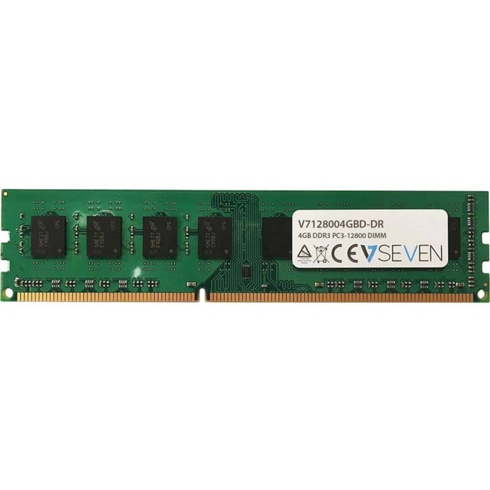 V7 4GB DDR3 PC312800  Mdulo de memoria de escritorio DIMM de 1600 mhz  V7128004GBDDR