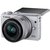 Canon EOS M100 Cmara sin espejo de 24 megapxeles con lente  15 mm  45 mm (Lente 1) 55 mm  200 mm (Lente 2)  Blanc