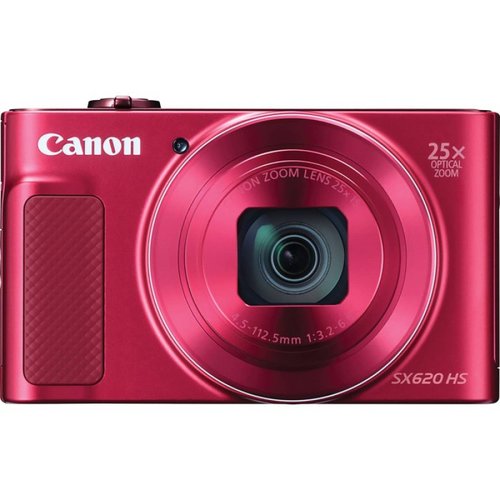 Cmara compacta Canon PowerShot SX620 HS de 202 megapxeles  Rojo