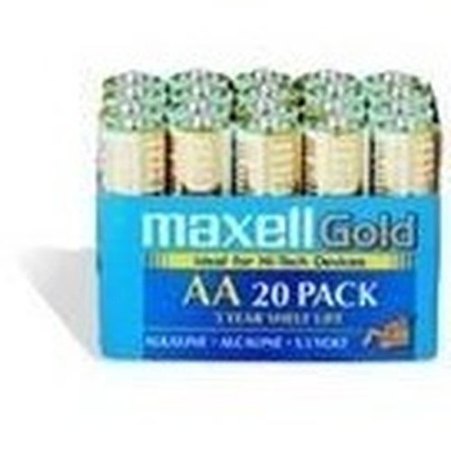 Paquete de bateras de tamao AA Maxell LR6 20MP