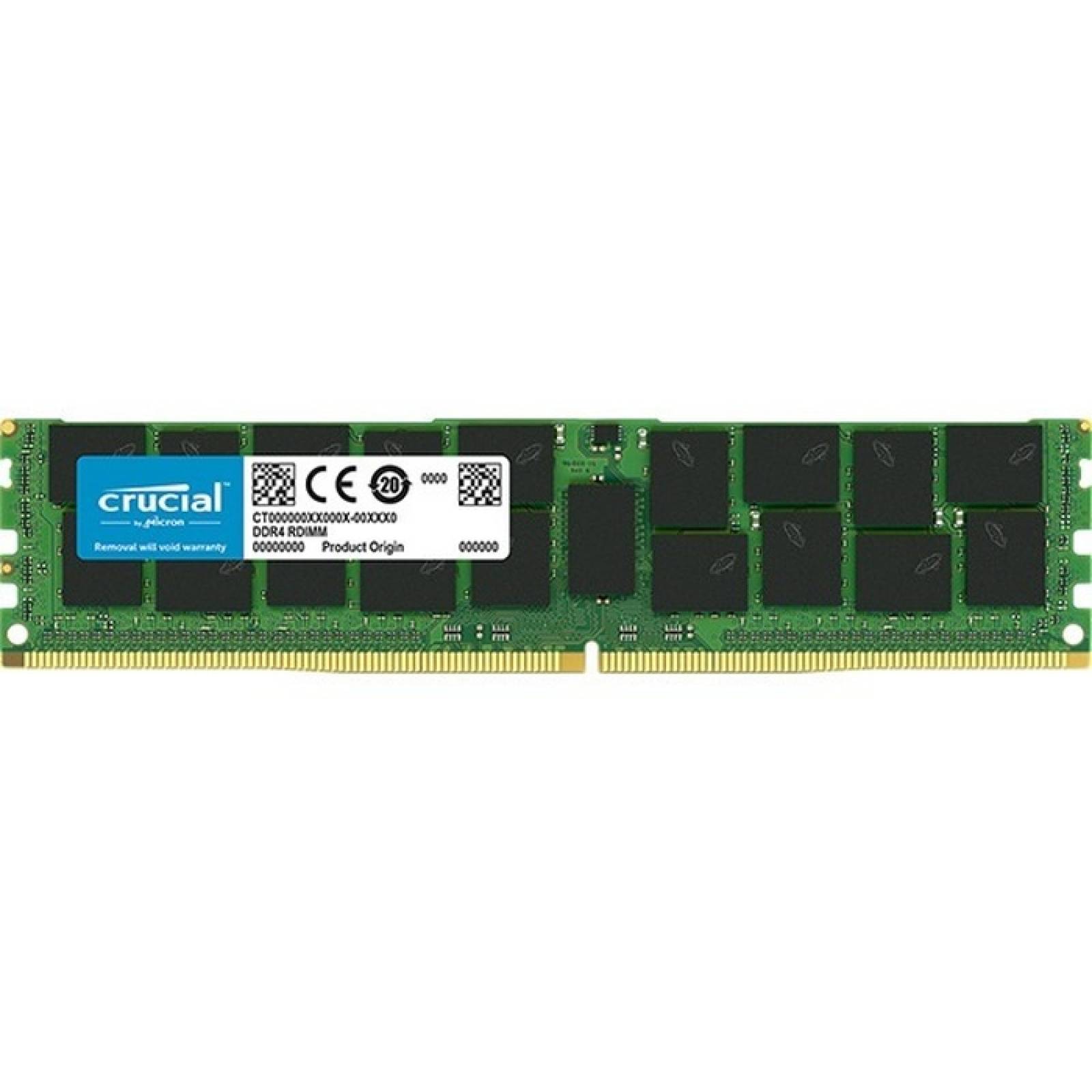 MEMORIA CRUCIAL CT16G4RFD4266 16GB DDR4 2666 CL19 DR X4 ECC DIMM REGISTRADO