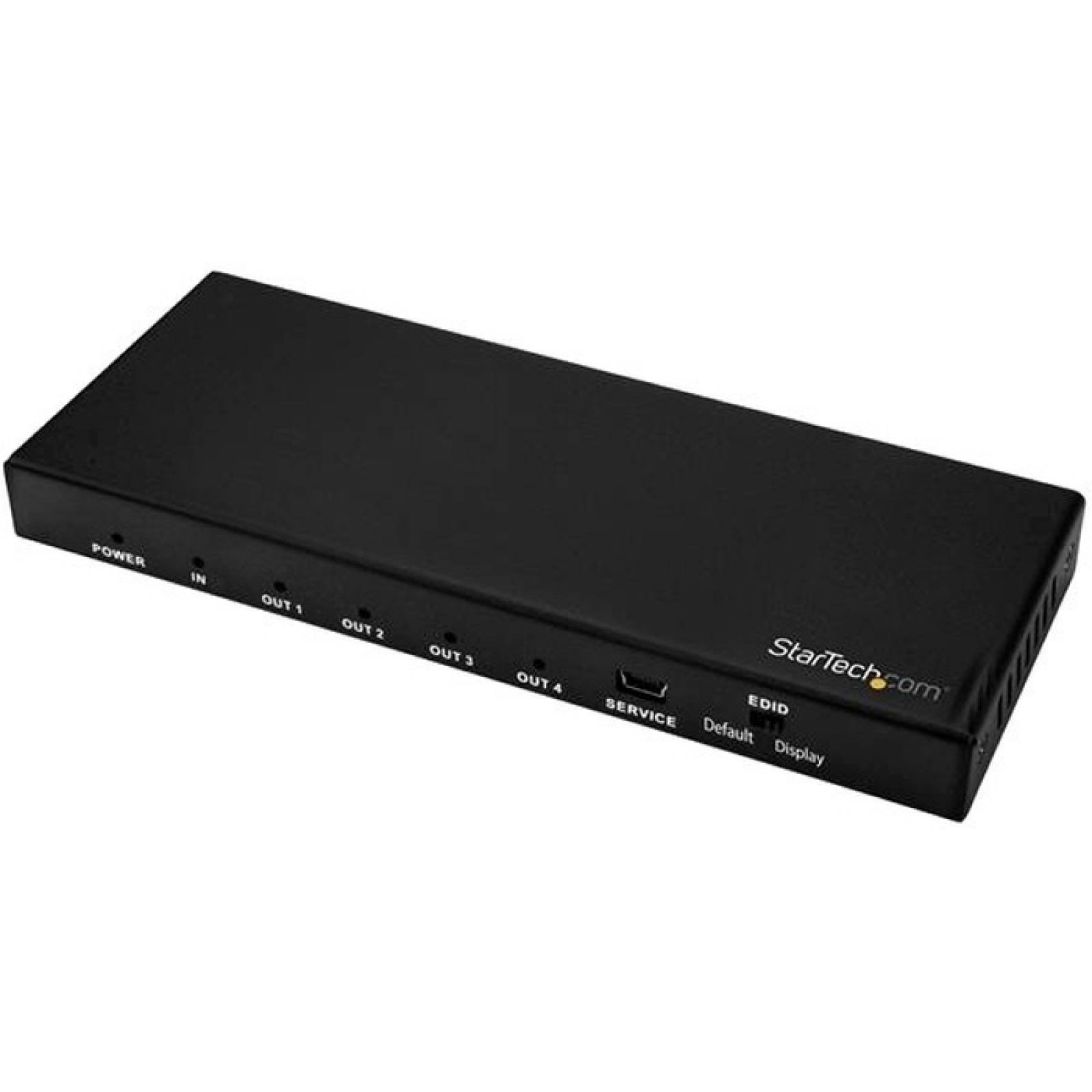 StarTechcom 4K HDMI Splitter  4 puertos HDMI Splitter 1 en 4 salida  HDMI Splitter Box  4 puertos  4K 60Hz