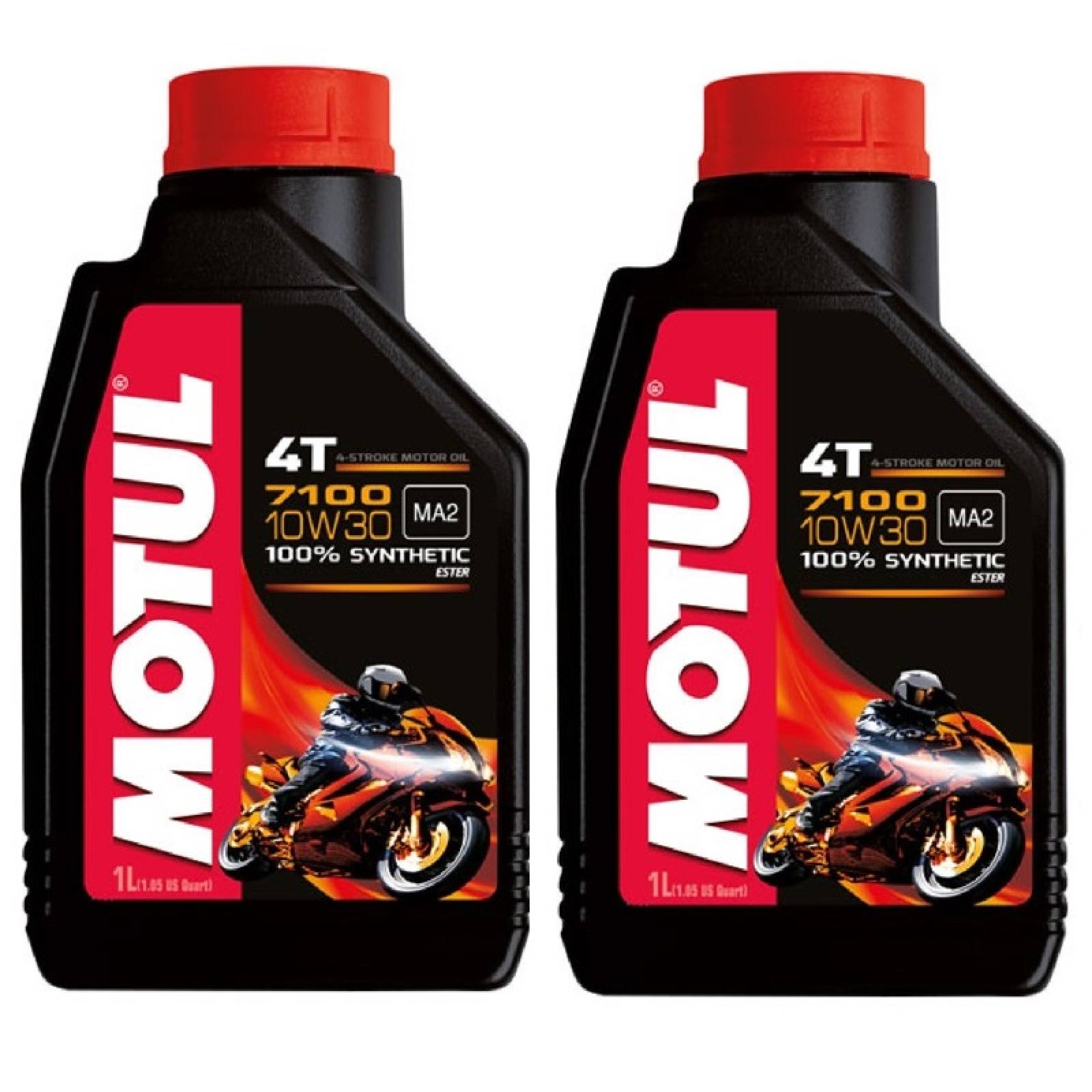 Aceite Sintetico Motul Motocicleta 7100 4T 10W30 2 Litros